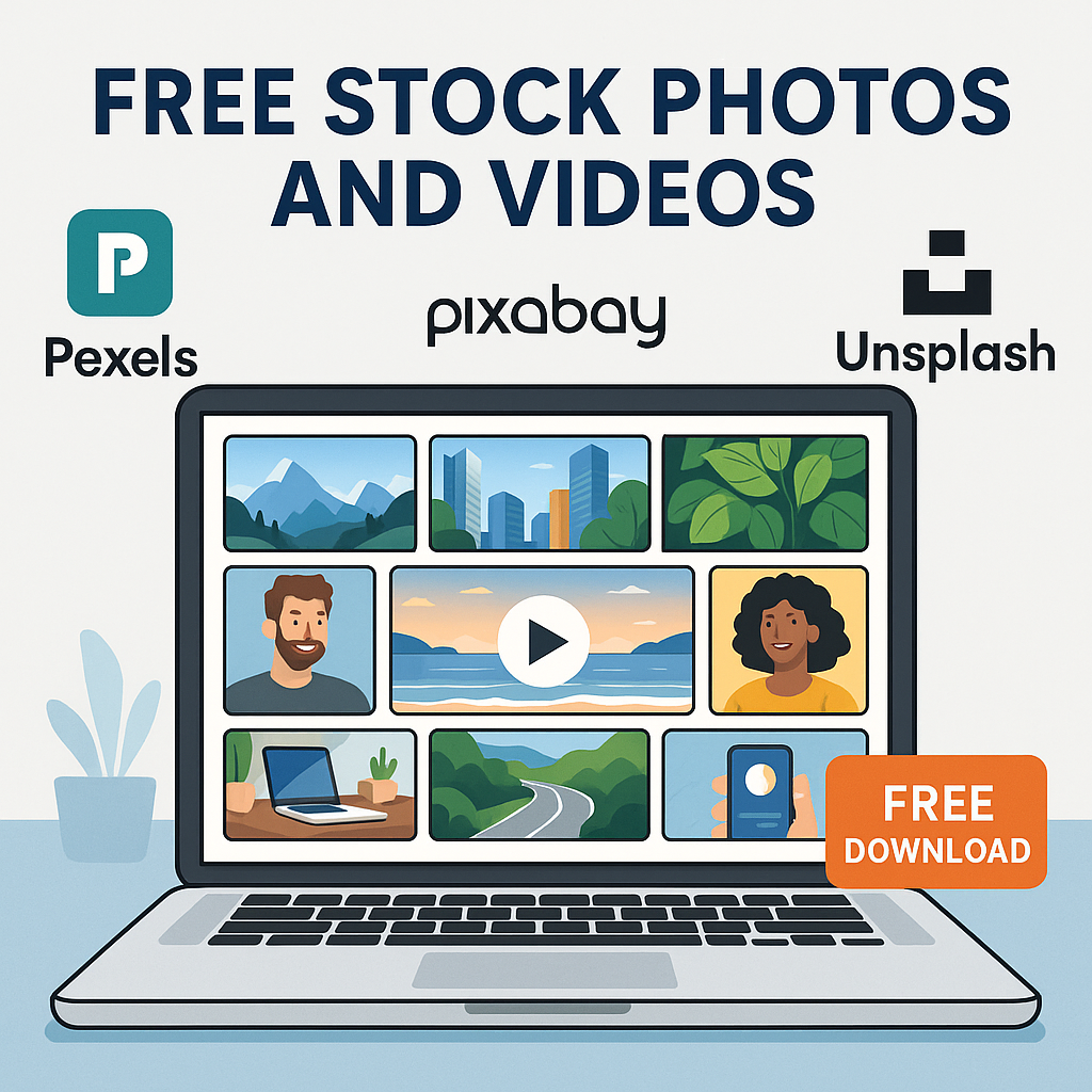 Best Sites for Free Stock Photos and Videos in 2025
