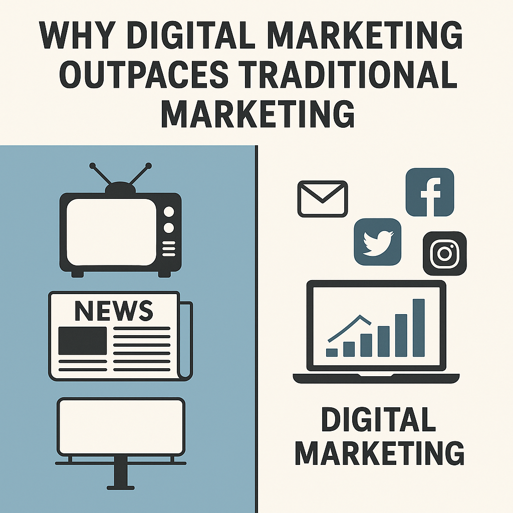 Why Digital Marketing Outpaces Traditional Marketing